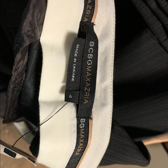 BCBG Max Azria Womens Behati Pinstripe Suit Size 4 - Picture 9 of 11